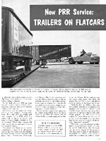 PRR "Trailers On Flatcars," Page 1, 1954